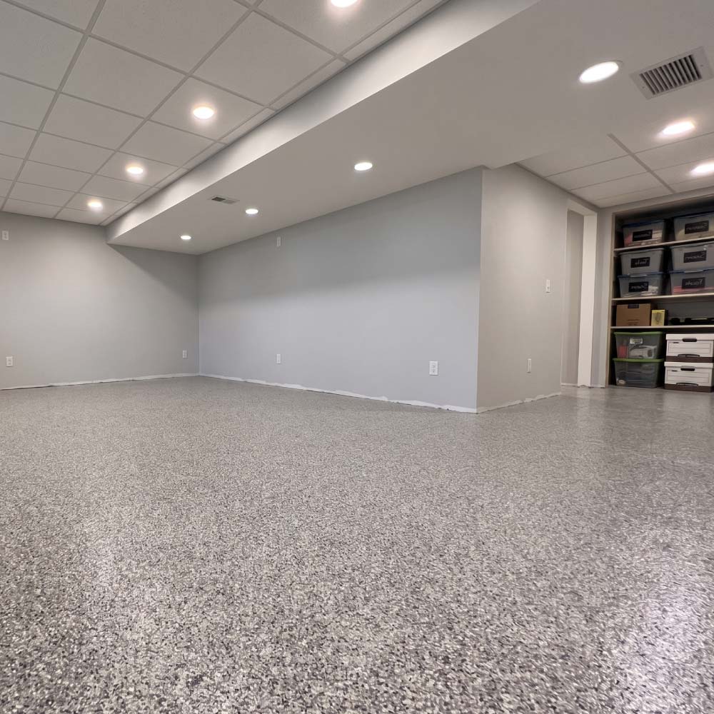 Garage floor coating